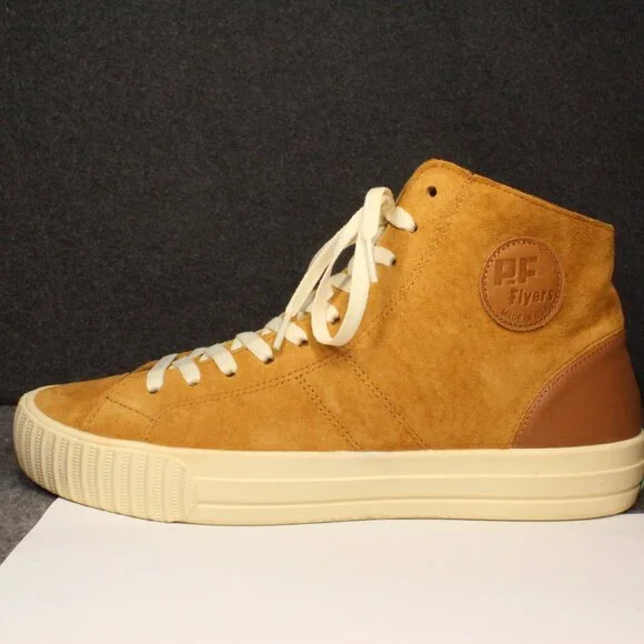 PF Flyers Gitman Bros Camel Suede Made in USA Sneakers Mens Size 12 (11.5) - Picture 5 of 12